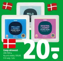 Coop 365 Coop skiveost tilbud