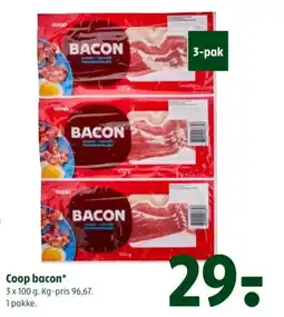 Coop 365 Coop bacon tilbud