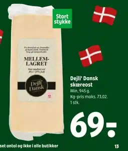 Coop 365 Dejli' skæreost tilbud