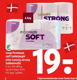 Coop 365 Coop Premium soft toilet paper tilbud