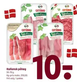 Coop 365 Citterio italiensk pålæg tilbud