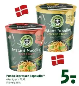 Coop 365 Panda Expressen kopnudler tilbud