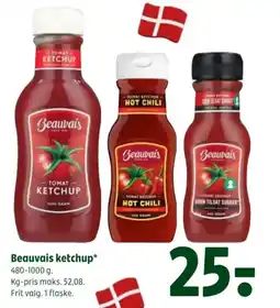 Coop 365 Beauvais ketchup tilbud