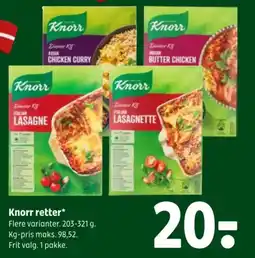 Coop 365 Knorr retter tilbud