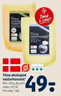 Coop 365 Thise økologisk vesterhavsost tilbud