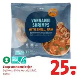 Coop 365 Coop vannamei rejer tilbud