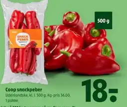 Coop 365 Coop snackpeber tilbud