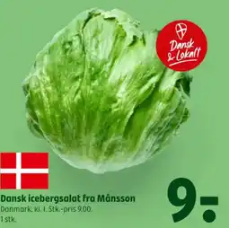 Coop 365 Månsson icebergsalat tilbud