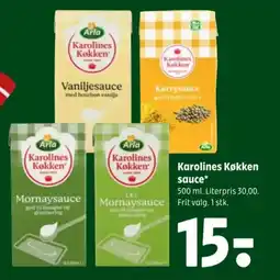 Coop 365 Karolines Køkken sauce tilbud