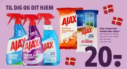 Coop 365 Ajax rengøringsmiddel eller wipes tilbud