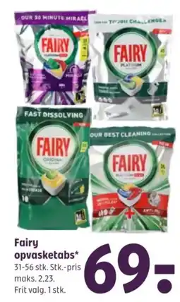 Coop 365 Fairy opvasketabs tilbud