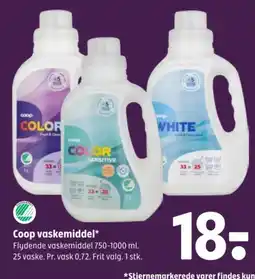 Coop 365 Coop vaskemiddel tilbud