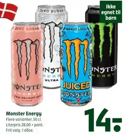 Coop 365 Monster Energy tilbud