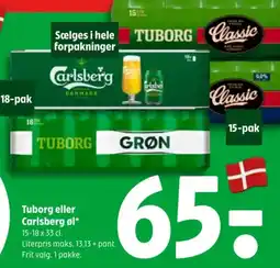 Coop 365 Tuborg eller Carlsberg øl tilbud