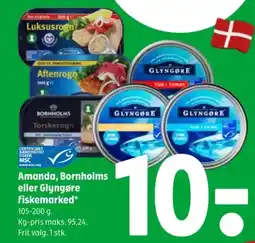 Coop 365 Amanda, Bornholms eller Glyngøre fiskemarked tilbud