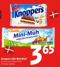 Coop 365 Knoppers Mini Muh tilbud
