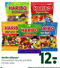 Coop 365 Haribo slikpose tilbud