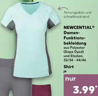Kaufland Newcential Damen-Funktions-Bekleidung Shirt tilbud