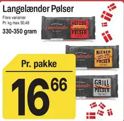 ABC Lavpris Langelænder Pølser tilbud