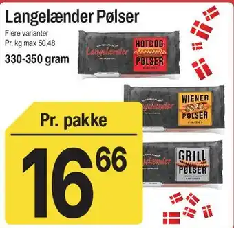 ABC Lavpris Langelænder Pølser tilbud