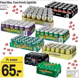 ABC Lavpris Pepsi Max, Faxe Kondi, Egekilde tilbud
