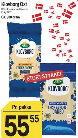 ABC Lavpris Klovborg Ost tilbud