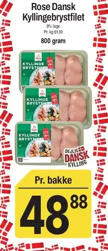 ABC Lavpris Rose Dansk Kyllingebrystfilet tilbud