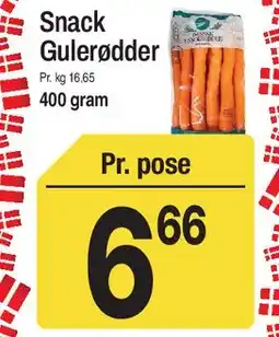 ABC Lavpris Snack Gulerødder tilbud