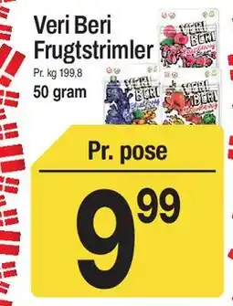 ABC Lavpris Veri Beri Frugtstrimler tilbud