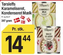 ABC Lavpris Tørsleffs Karameliseret, Kondenceret Mælk tilbud