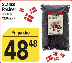 ABC Lavpris Svansø Rosiner tilbud