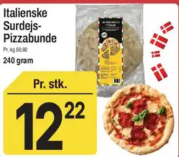 ABC Lavpris Italienske Surdejs-Pizzabunde tilbud