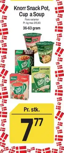 ABC Lavpris Knorr Snack Pot / Cup a Soup tilbud