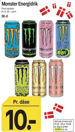 ABC Lavpris Monster Energydrik tilbud