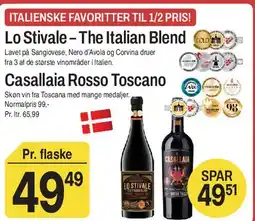 ABC Lavpris Lo Stivale / Casallia Rosso Toscano tilbud