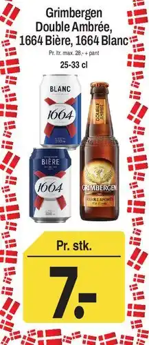 ABC Lavpris Grimbergen / 1664 (øl) tilbud