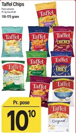 ABC Lavpris Taffel Chips tilbud