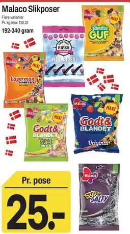 ABC Lavpris Malaco Slikposer tilbud