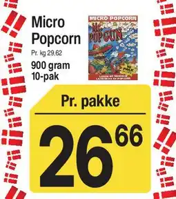 ABC Lavpris Micro Popcorn (pakke) tilbud
