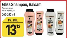 ABC Lavpris Gliss Shampoo, Balsam tilbud