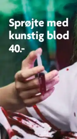 Fætter BR Sprøjte med kunstig blod tilbud