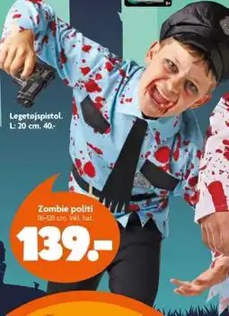 Fætter BR Zombie politi tilbud
