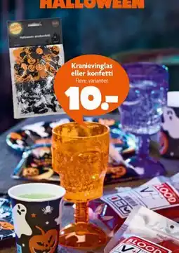Fætter BR Kranievinglas eller konfetti tilbud