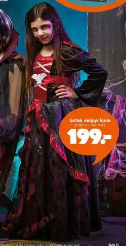 Fætter BR Gotisk vampyr kjole tilbud