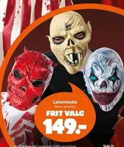 Fætter BR Latexmaske tilbud