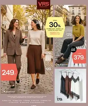 SPAR 30% PÅ VRS DAME-, BØRNE- OG HERRETØJ SAMT SKO