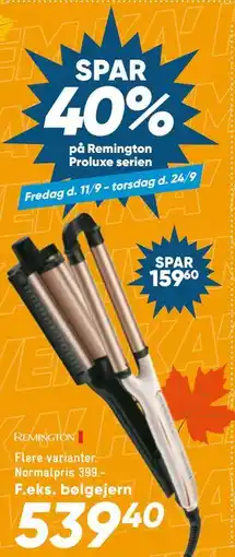 Bilka SPAR 40% på Remington Proluxe serien tilbud