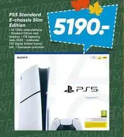Bilka PS5 Standard E-chassis Slim Edition tilbud