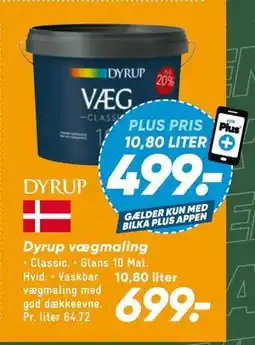 Bilka Dyrup vægmaling tilbud