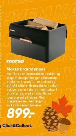 Bilka Morsø brændeboks tilbud